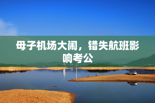 母子机场大闹，错失航班影响考公