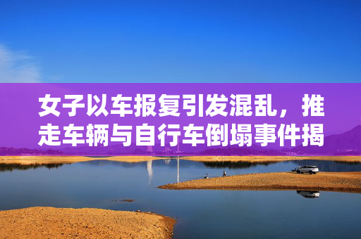 女子以车报复引发混乱，推走车辆与自行车倒塌事件揭秘