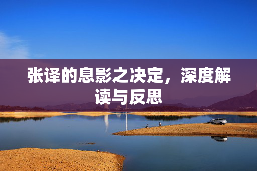 张译的息影之决定，深度解读与反思