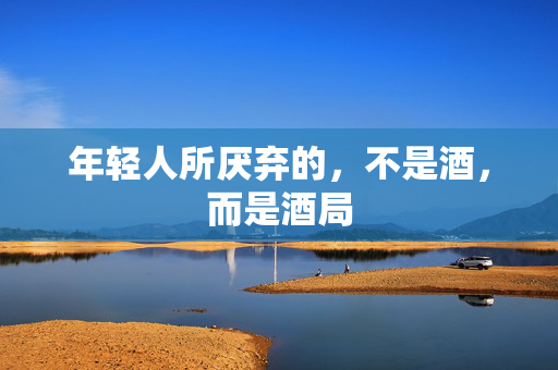 年轻人所厌弃的，不是酒，而是酒局